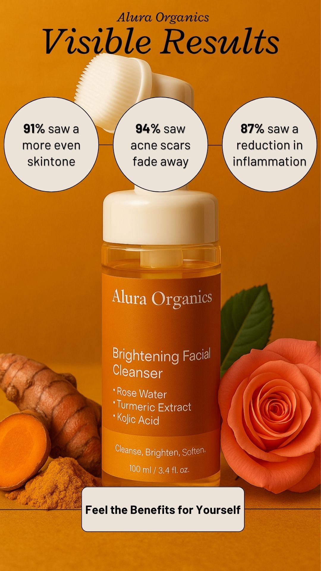 Brightening Turmeric & Kojic Acid Facial Cleanser