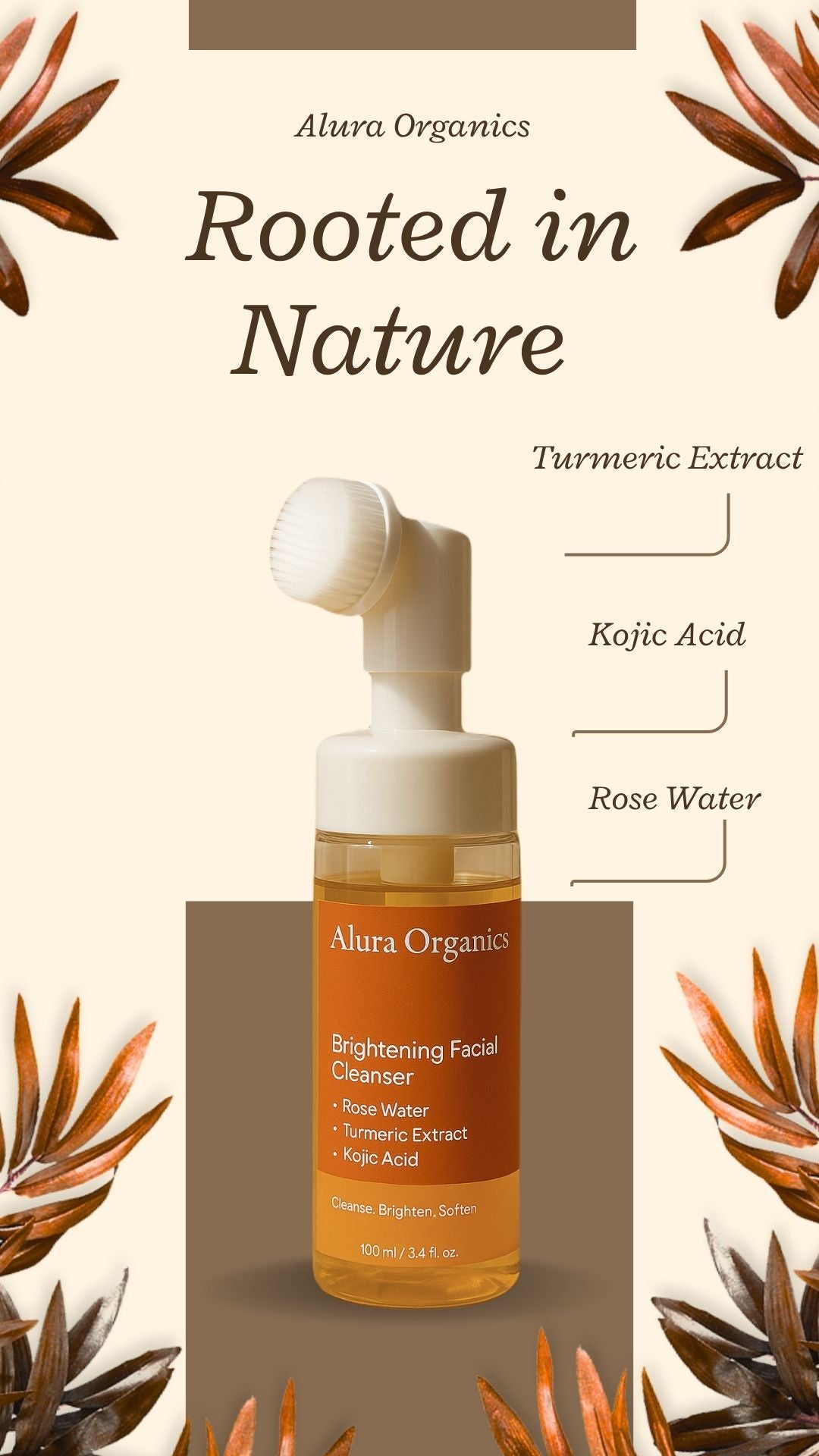 Brightening Turmeric & Kojic Acid Facial Cleanser