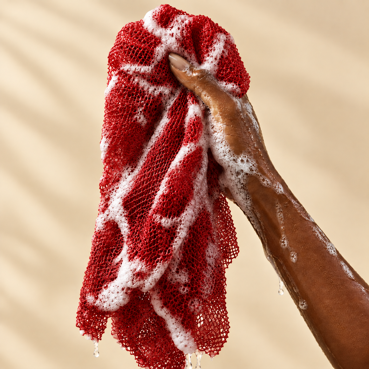 African Exfoliating Net Sponge for Smooth Skin