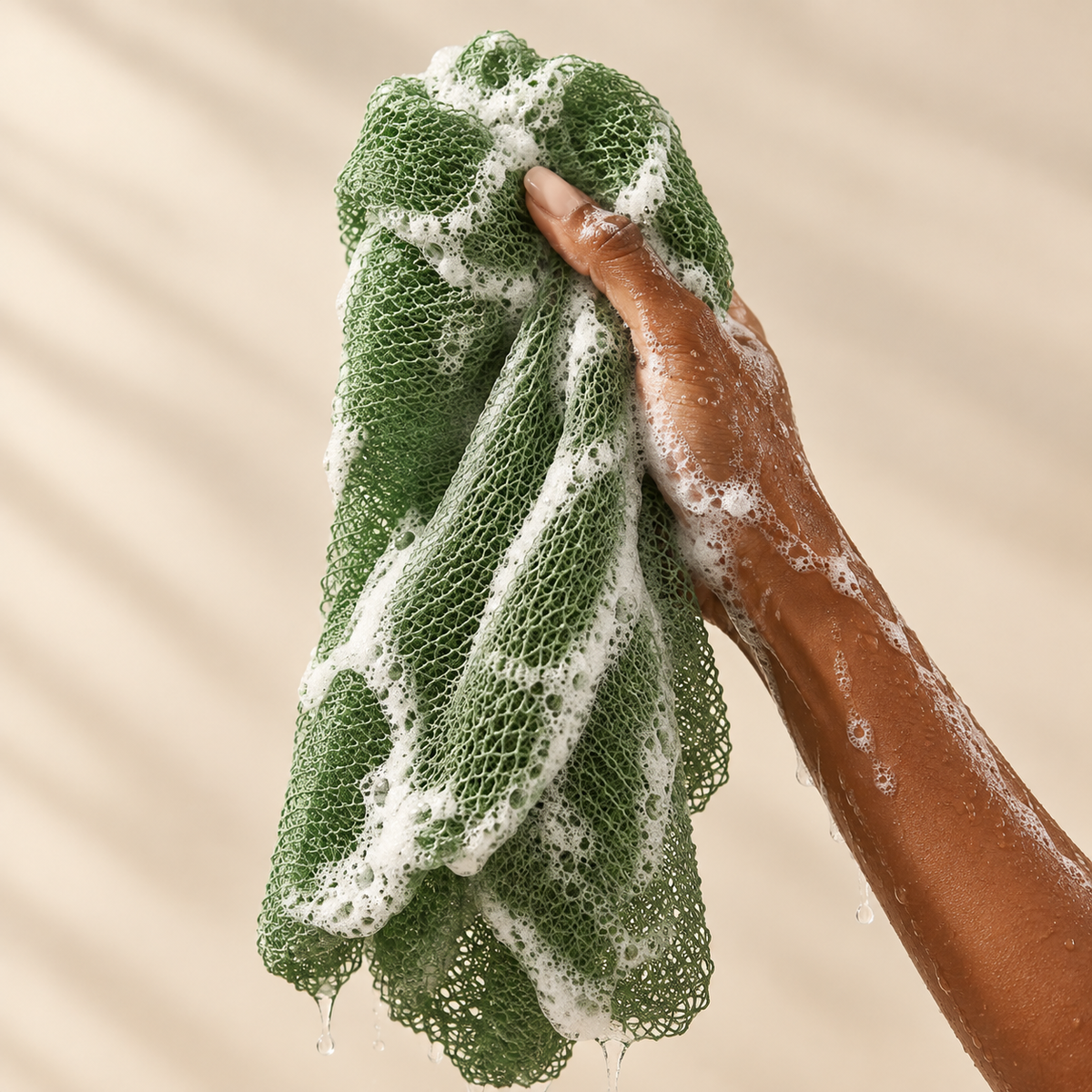 African Exfoliating Net Sponge for Smooth Skin