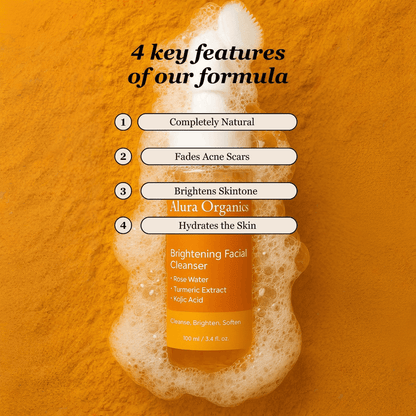 Brightening Turmeric Kojic Acid Cleanser for Radiant Skin